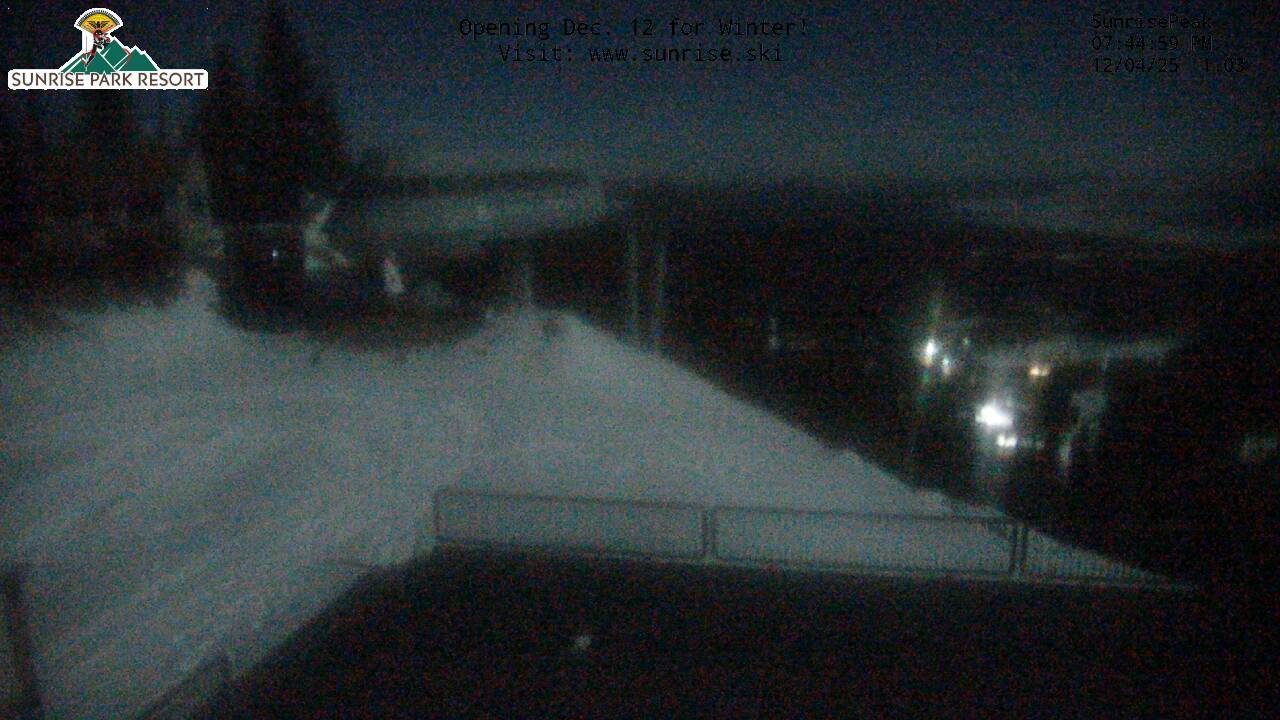 Thumbnail for current weather camera view from Sunrise Park Resort 10650 ft elev in Greer, Arizona