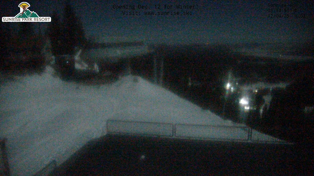 Thumbnail for current weather camera view from Sunrise Park Resort 10650 ft elev in Greer, Arizona