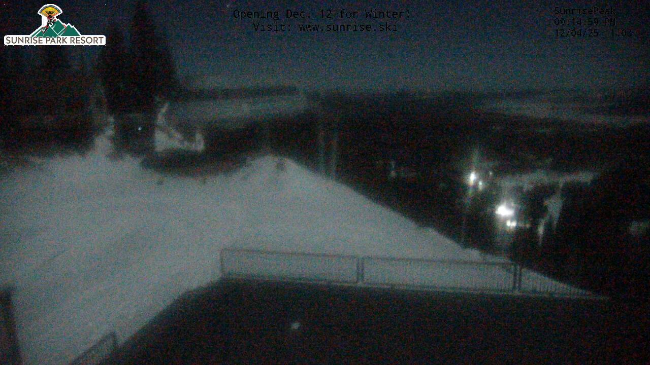 Thumbnail for current weather camera view from Sunrise Park Resort 10650 ft elev in Greer, Arizona