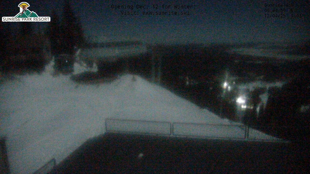 Thumbnail for current weather camera view from Sunrise Park Resort 10650 ft elev in Greer, Arizona