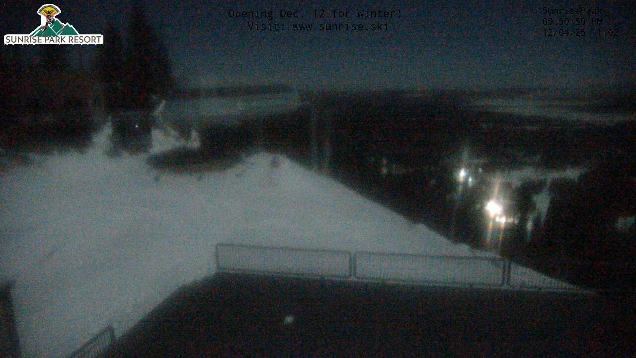 Thumbnail for current weather camera view from Sunrise Park Resort 10650 ft elev in Greer, Arizona
