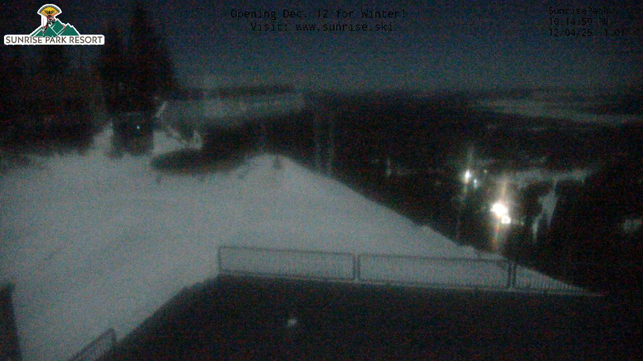 Thumbnail for current weather camera view from Sunrise Park Resort 10650 ft elev in Greer, Arizona