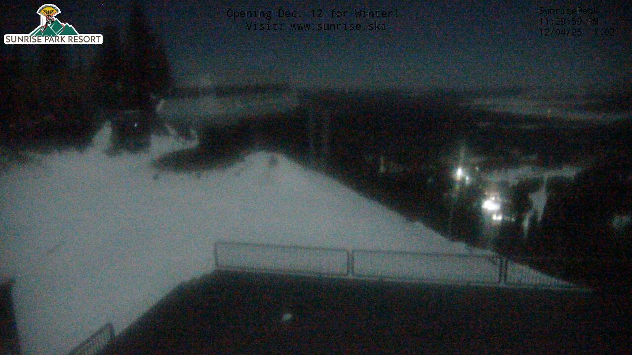 Thumbnail for current weather camera view from Sunrise Park Resort 10650 ft elev in Greer, Arizona