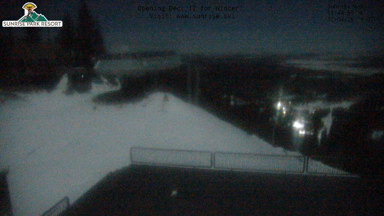 Thumbnail for current weather camera view from Sunrise Park Resort 10650 ft elev in Greer, Arizona