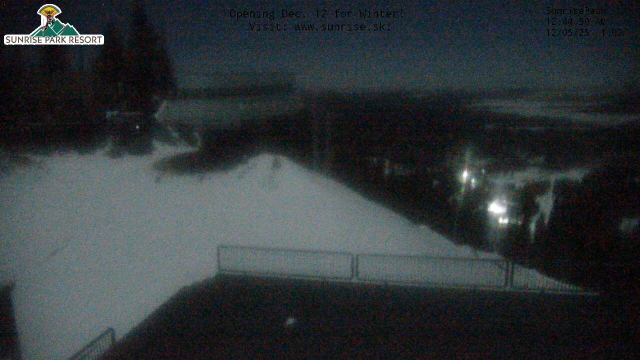 Thumbnail for current weather camera view from Sunrise Park Resort 10650 ft elev in Greer, Arizona