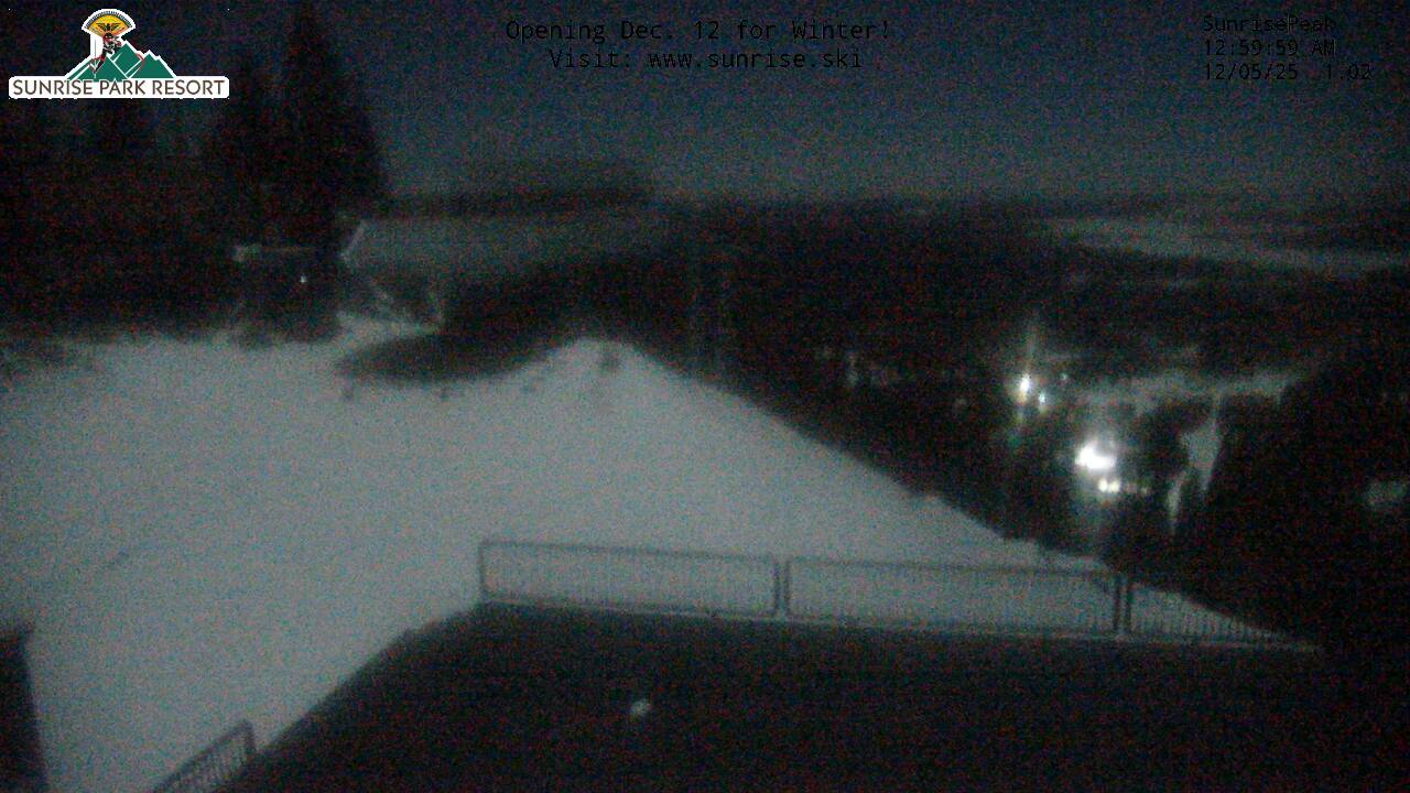 Thumbnail for current weather camera view from Sunrise Park Resort 10650 ft elev in Greer, Arizona