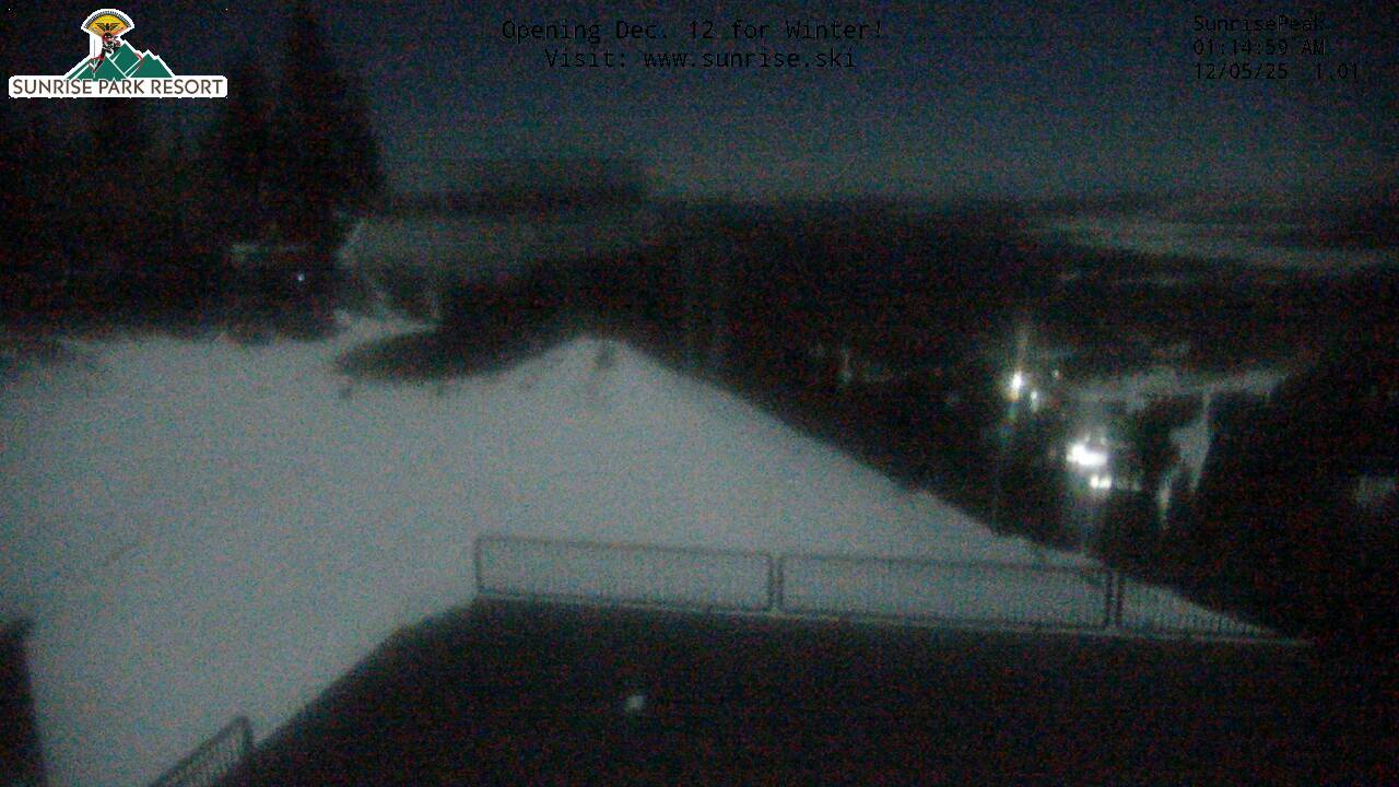 Thumbnail for current weather camera view from Sunrise Park Resort 10650 ft elev in Greer, Arizona