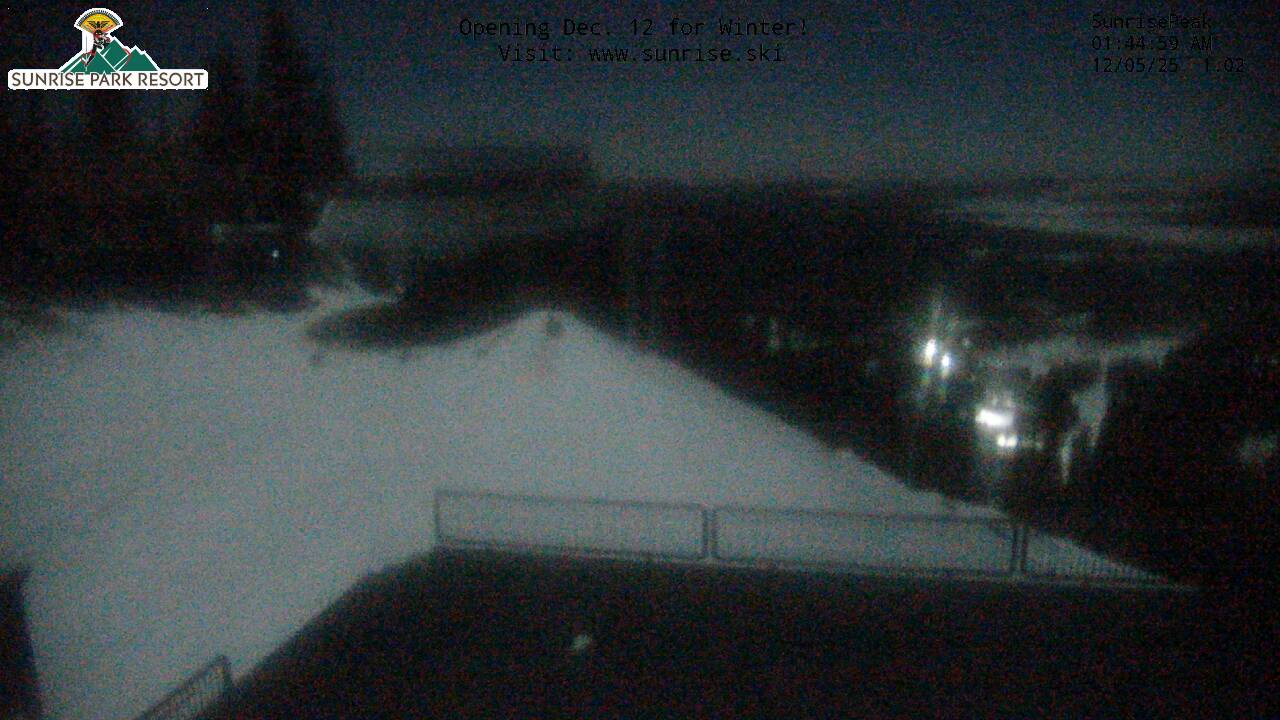 Thumbnail for current weather camera view from Sunrise Park Resort 10650 ft elev in Greer, Arizona