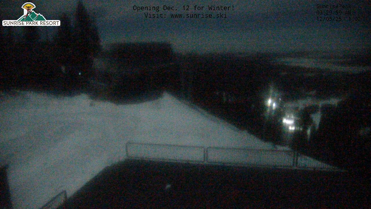 Thumbnail for current weather camera view from Sunrise Park Resort 10650 ft elev in Greer, Arizona