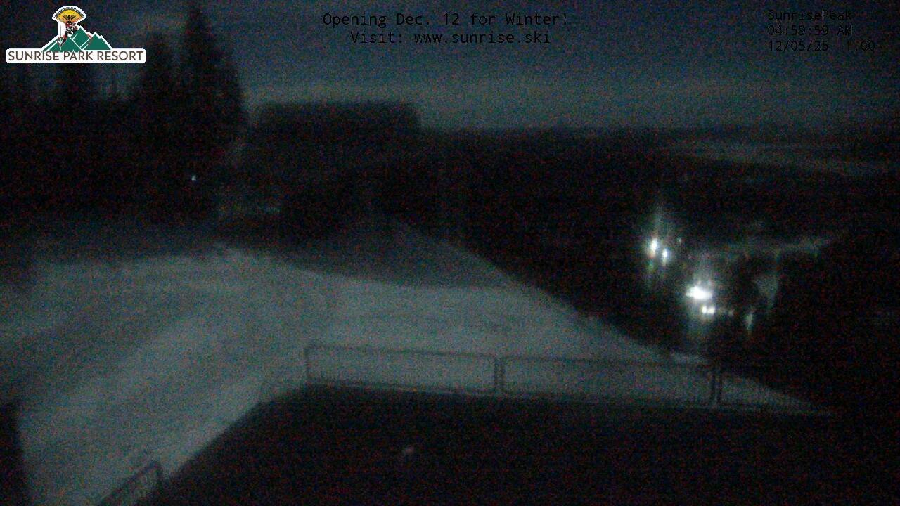 Thumbnail for current weather camera view from Sunrise Park Resort 10650 ft elev in Greer, Arizona