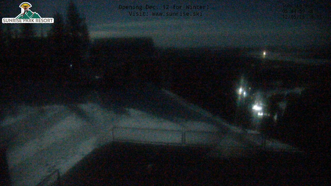 Thumbnail for current weather camera view from Sunrise Park Resort 10650 ft elev in Greer, Arizona