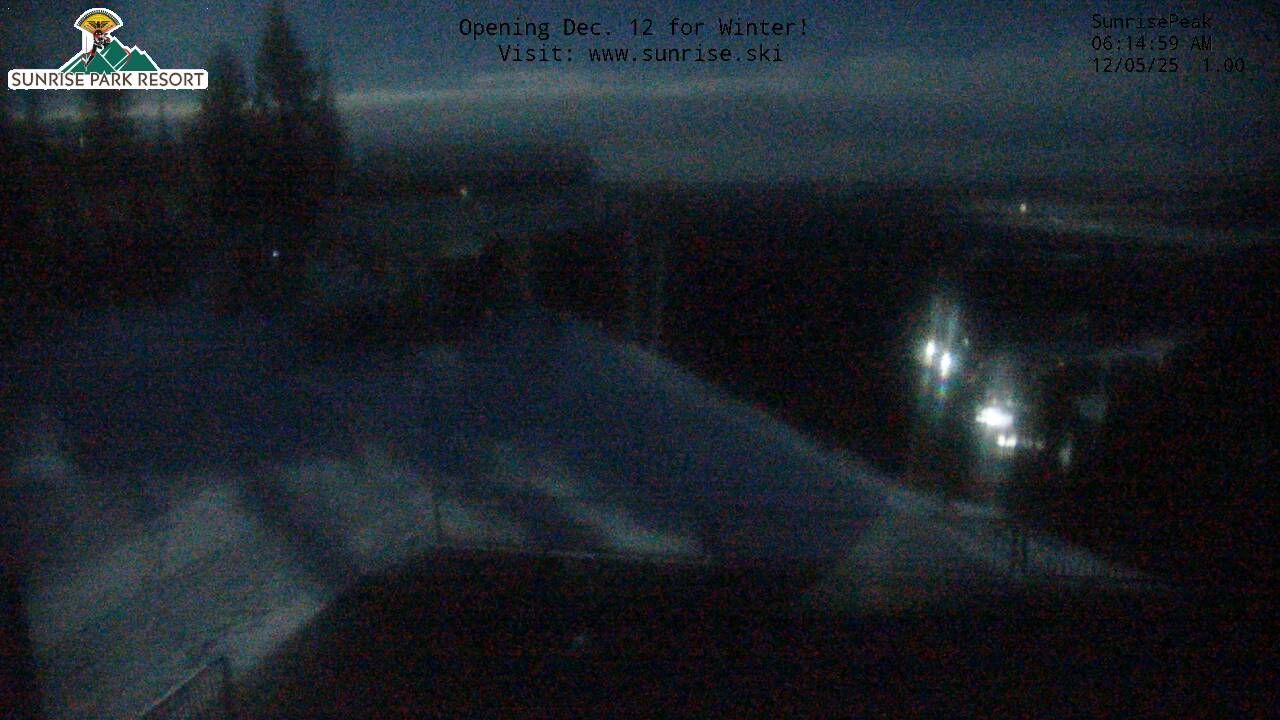 Thumbnail for current weather camera view from Sunrise Park Resort 10650 ft elev in Greer, Arizona