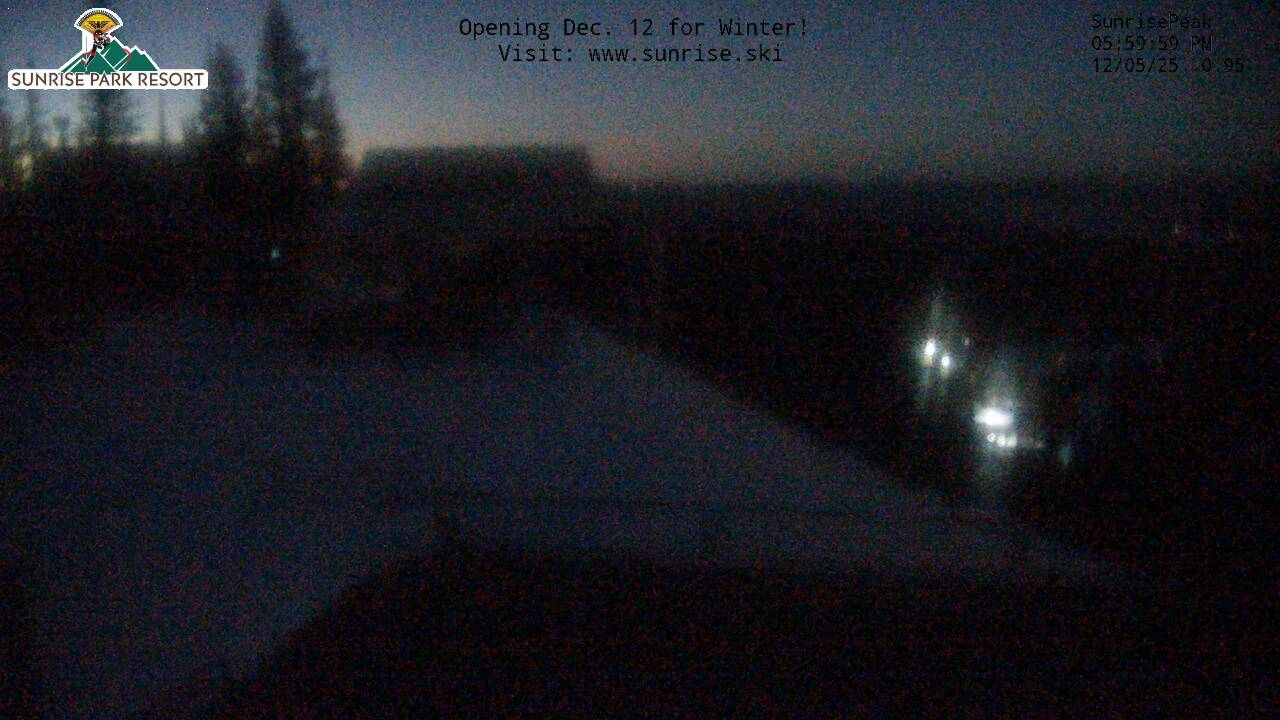 Thumbnail for current weather camera view from Sunrise Park Resort 10650 ft elev in Greer, Arizona