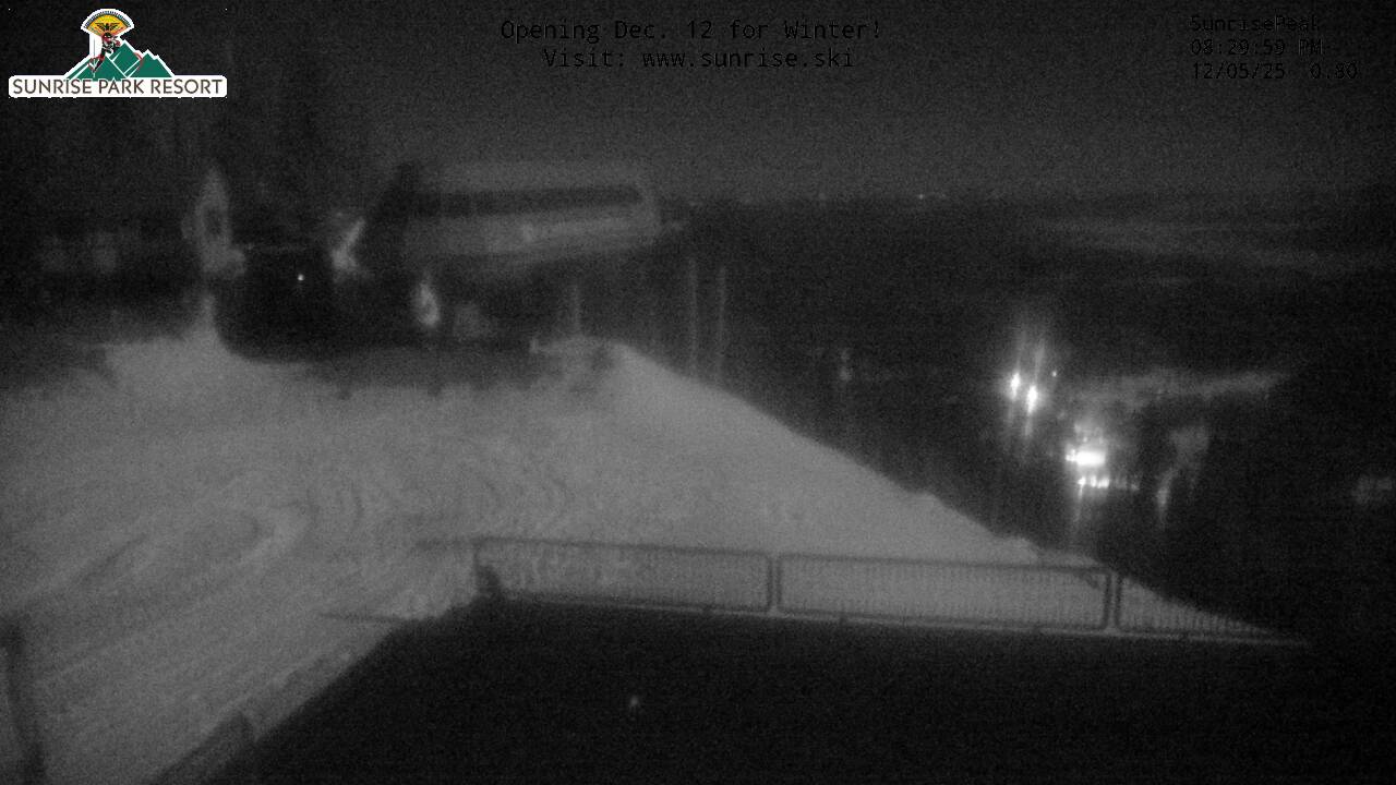 Thumbnail for current weather camera view from Sunrise Park Resort 10650 ft elev in Greer, Arizona