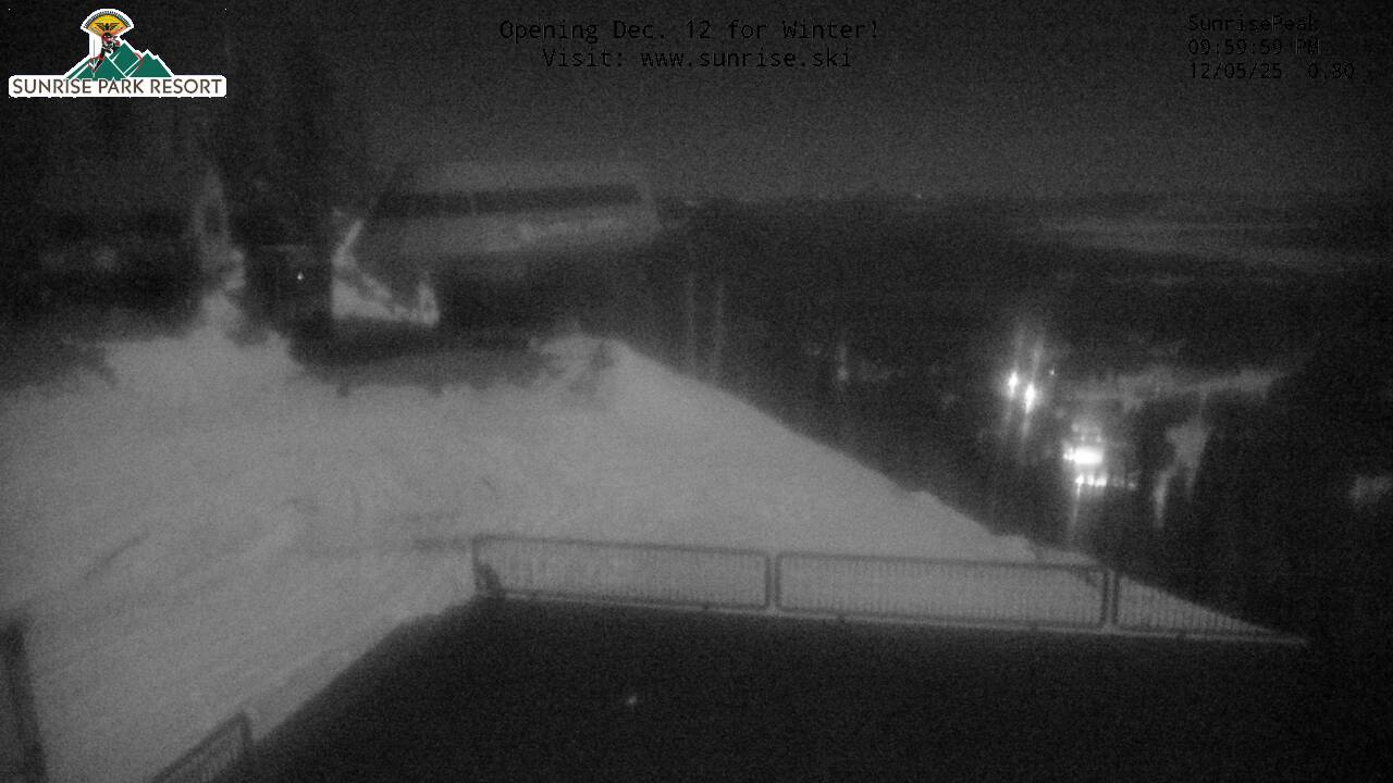 Thumbnail for current weather camera view from Sunrise Park Resort 10650 ft elev in Greer, Arizona