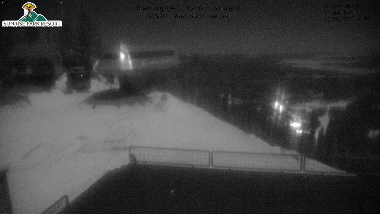 Thumbnail for current weather camera view from Sunrise Park Resort 10650 ft elev in Greer, Arizona