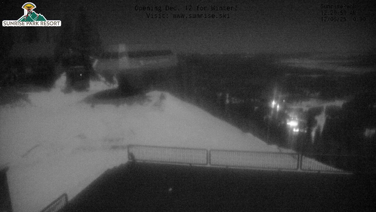 Thumbnail for current weather camera view from Sunrise Park Resort 10650 ft elev in Greer, Arizona