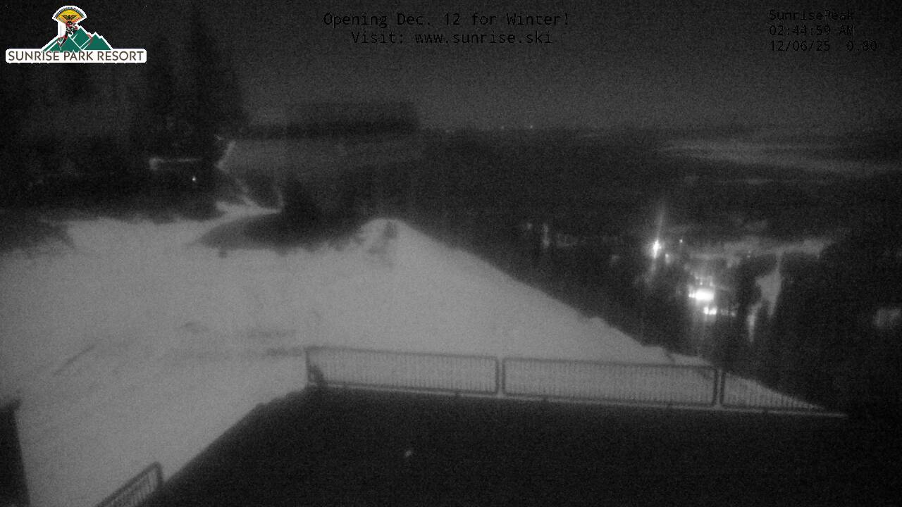 Thumbnail for current weather camera view from Sunrise Park Resort 10650 ft elev in Greer, Arizona