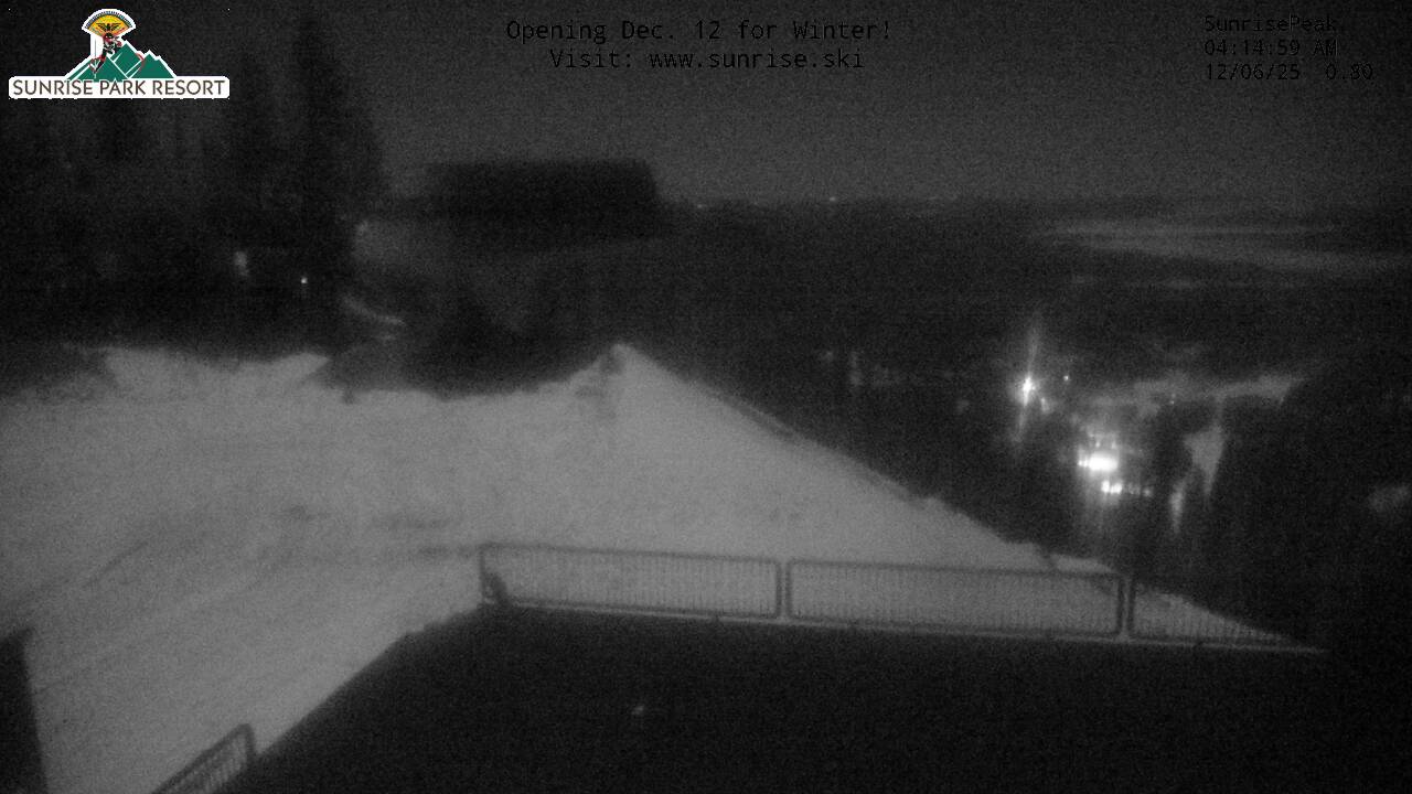 Thumbnail for current weather camera view from Sunrise Park Resort 10650 ft elev in Greer, Arizona