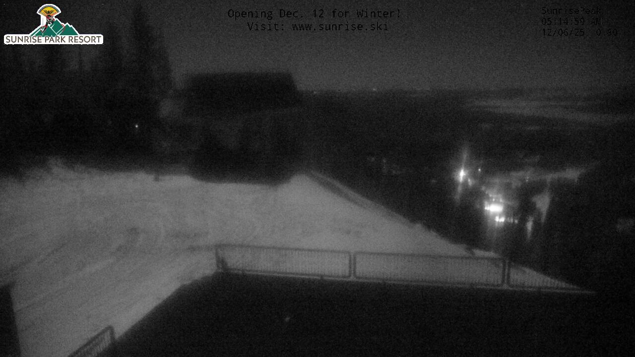 Thumbnail for current weather camera view from Sunrise Park Resort 10650 ft elev in Greer, Arizona