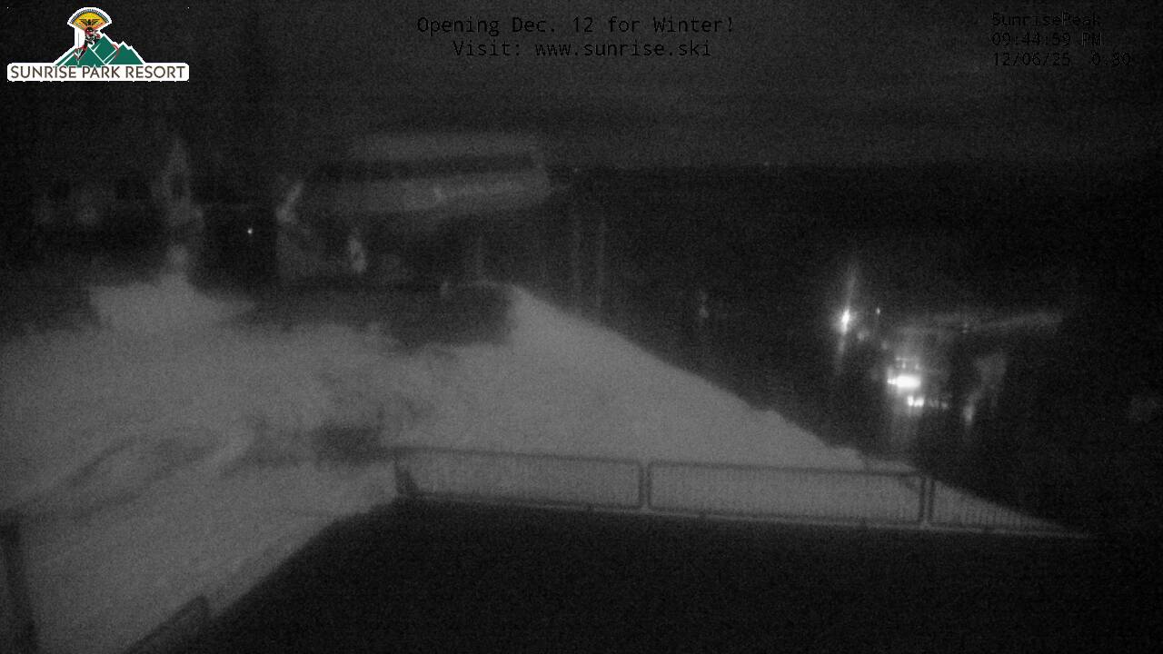 Thumbnail for current weather camera view from Sunrise Park Resort 10650 ft elev in Greer, Arizona