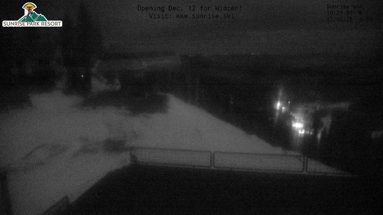 Thumbnail for current weather camera view from Sunrise Park Resort 10650 ft elev in Greer, Arizona