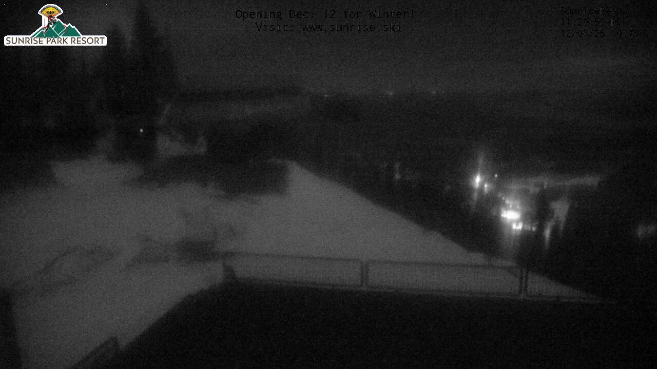 Thumbnail for current weather camera view from Sunrise Park Resort 10650 ft elev in Greer, Arizona