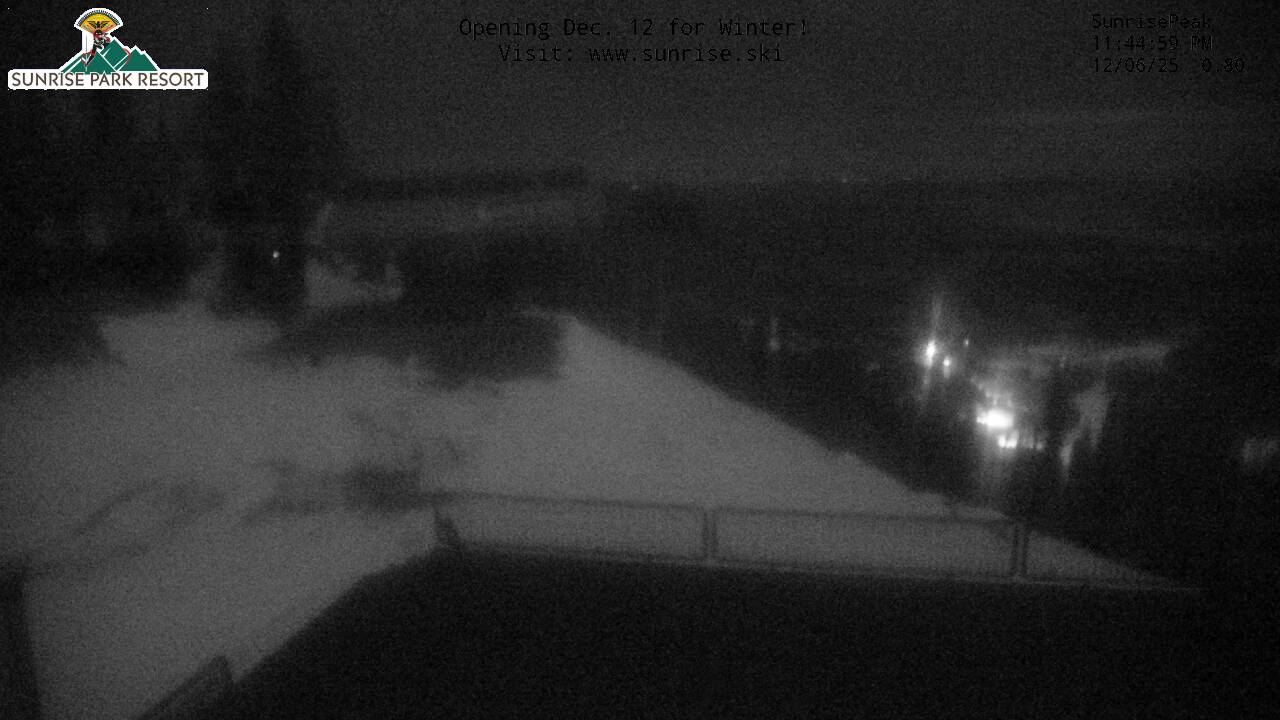 Thumbnail for current weather camera view from Sunrise Park Resort 10650 ft elev in Greer, Arizona