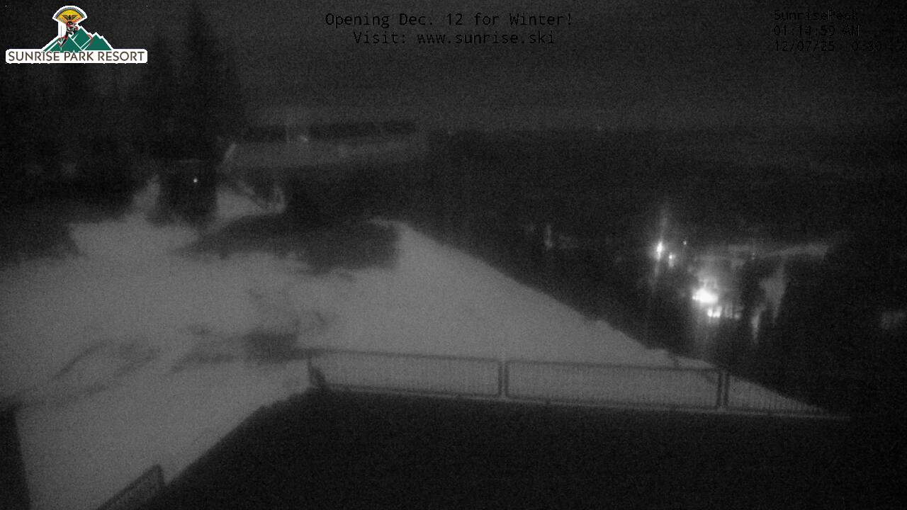 Thumbnail for current weather camera view from Sunrise Park Resort 10650 ft elev in Greer, Arizona