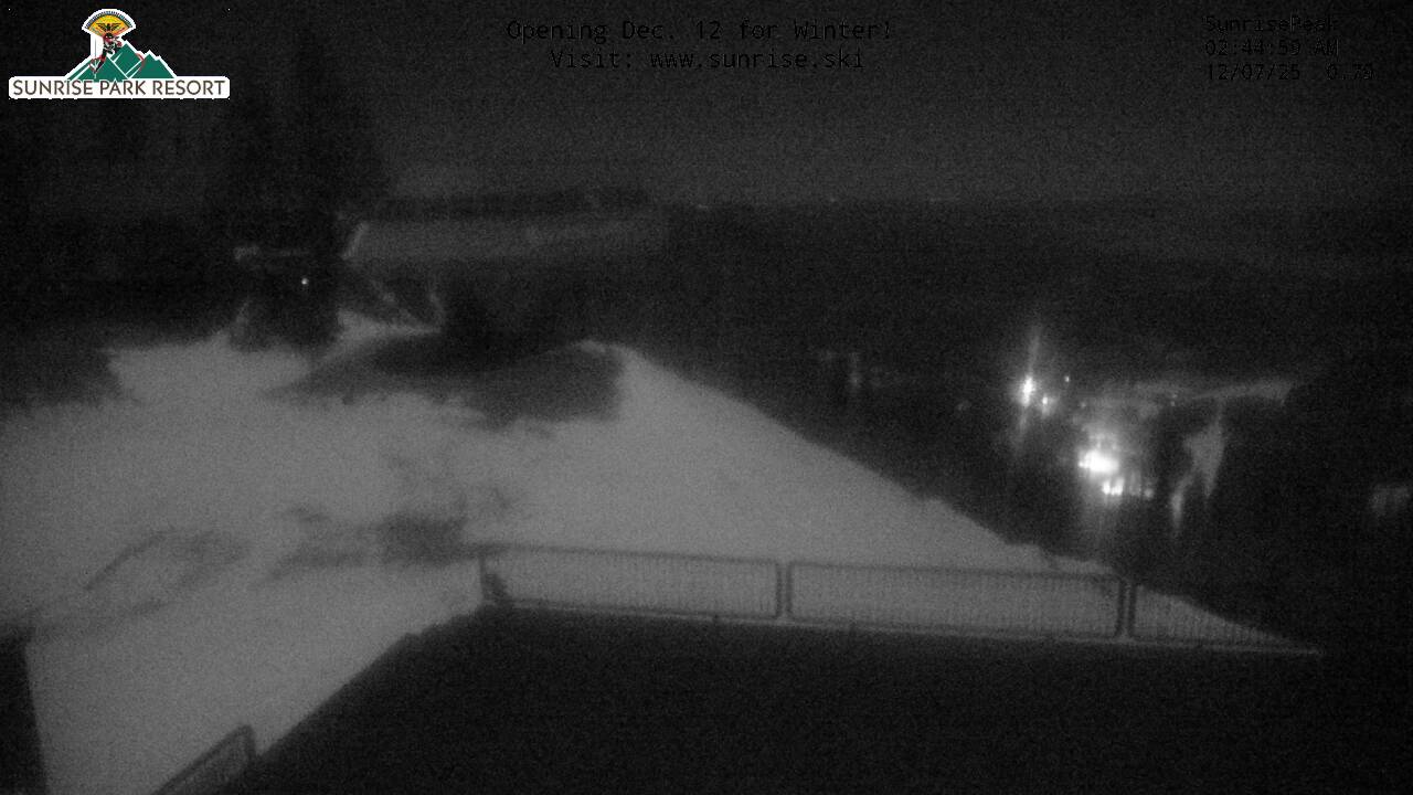 Thumbnail for current weather camera view from Sunrise Park Resort 10650 ft elev in Greer, Arizona