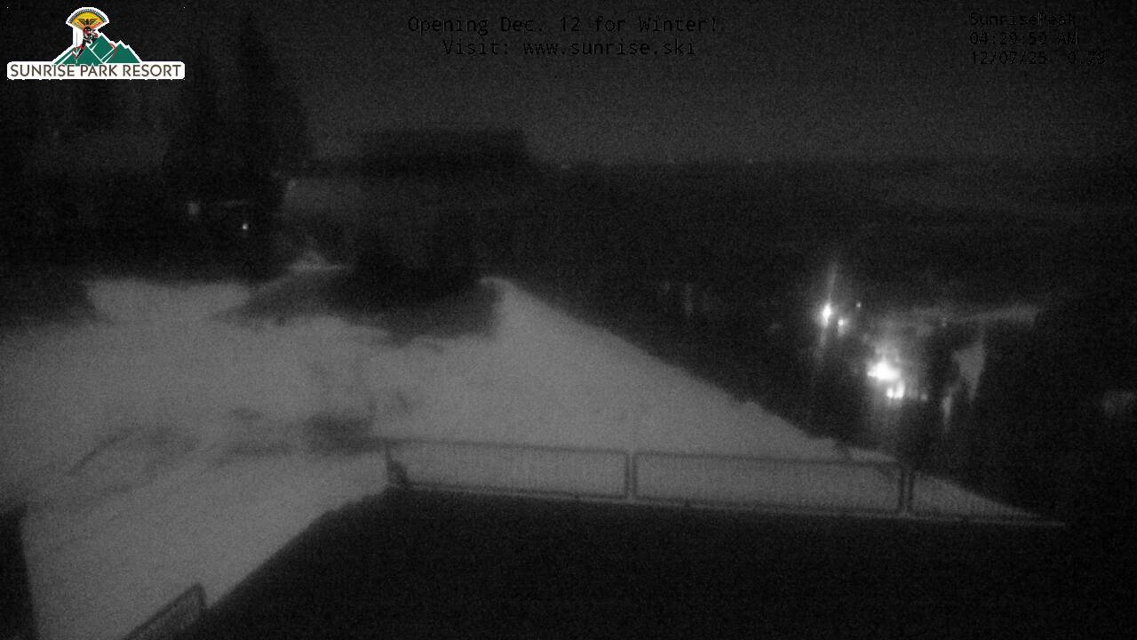 Thumbnail for current weather camera view from Sunrise Park Resort 10650 ft elev in Greer, Arizona