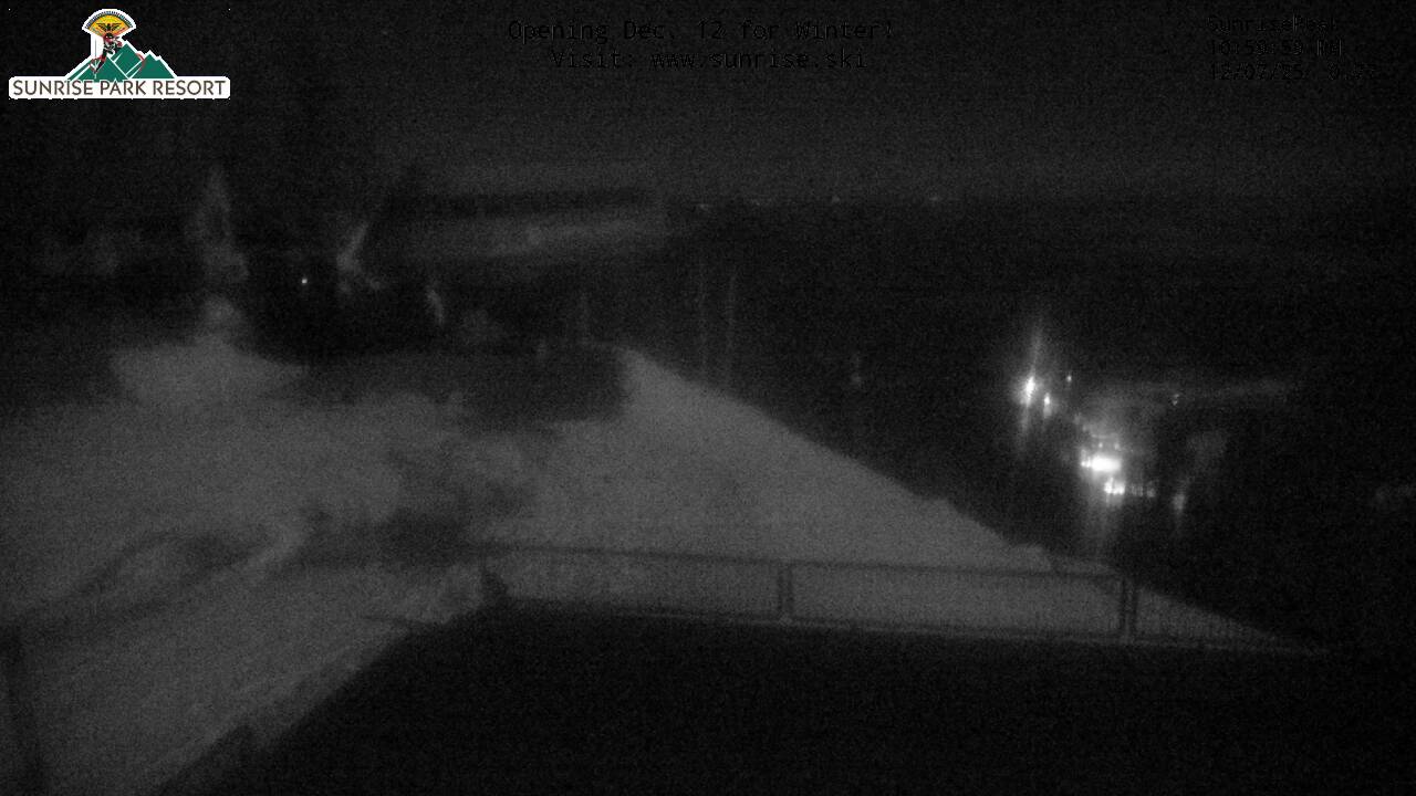 Thumbnail for current weather camera view from Sunrise Park Resort 10650 ft elev in Greer, Arizona