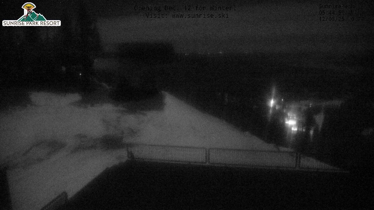 Thumbnail for current weather camera view from Sunrise Park Resort 10650 ft elev in Greer, Arizona