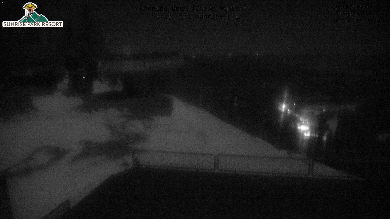 Thumbnail for current weather camera view from Sunrise Park Resort 10650 ft elev in Greer, Arizona