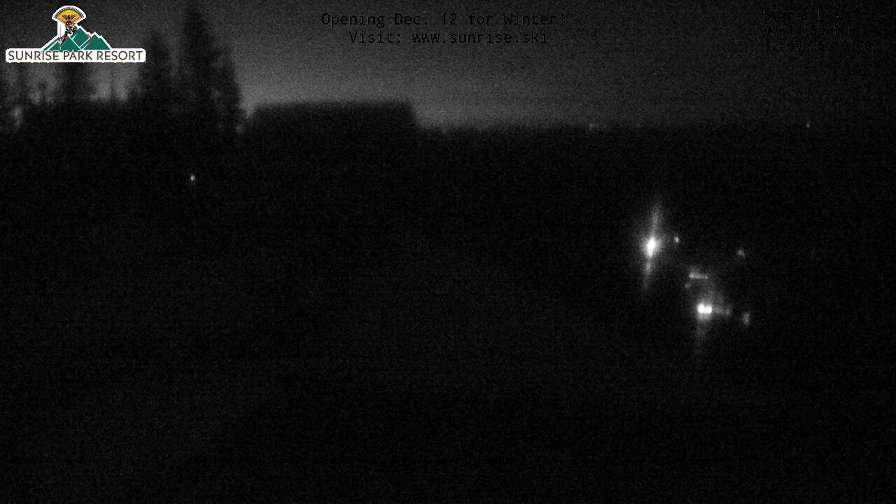 Thumbnail for current weather camera view from Sunrise Park Resort 10650 ft elev in Greer, Arizona