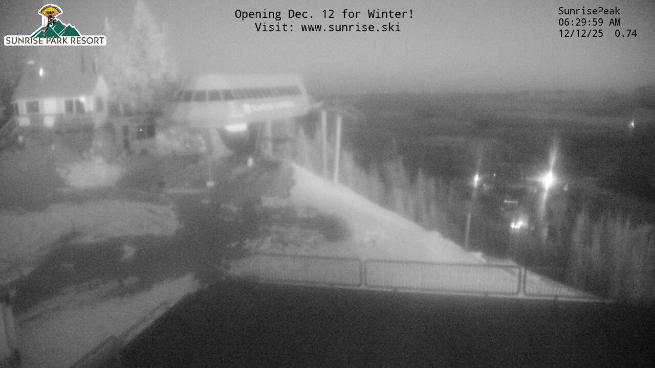 Thumbnail for current weather camera view from Sunrise Park Resort 10650 ft elev in Greer, Arizona