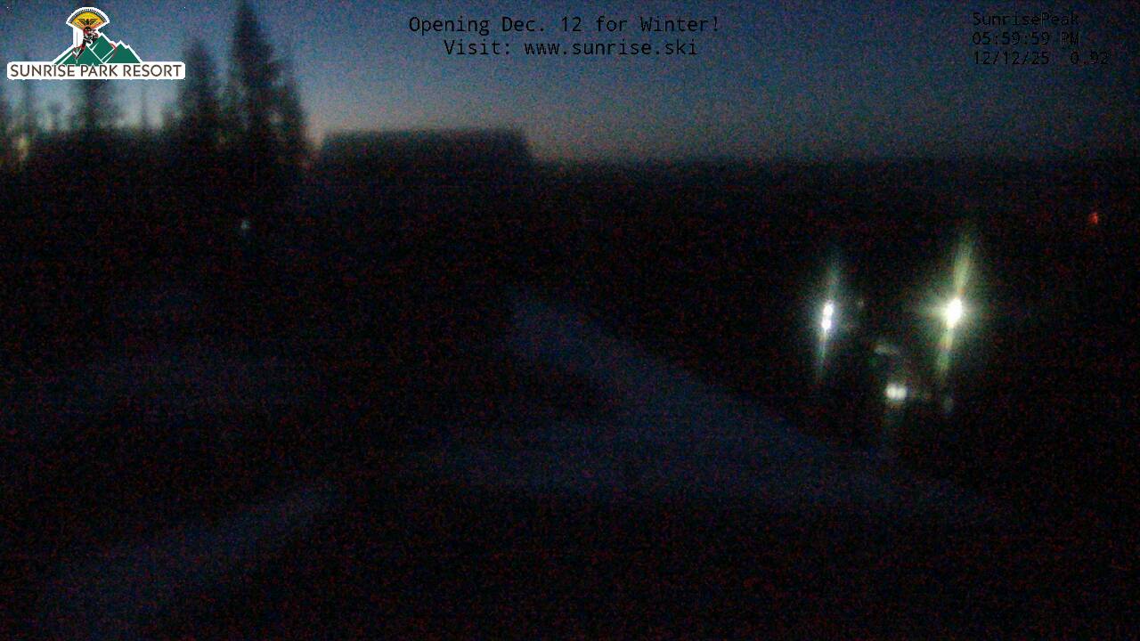 Thumbnail for current weather camera view from Sunrise Park Resort 10650 ft elev in Greer, Arizona