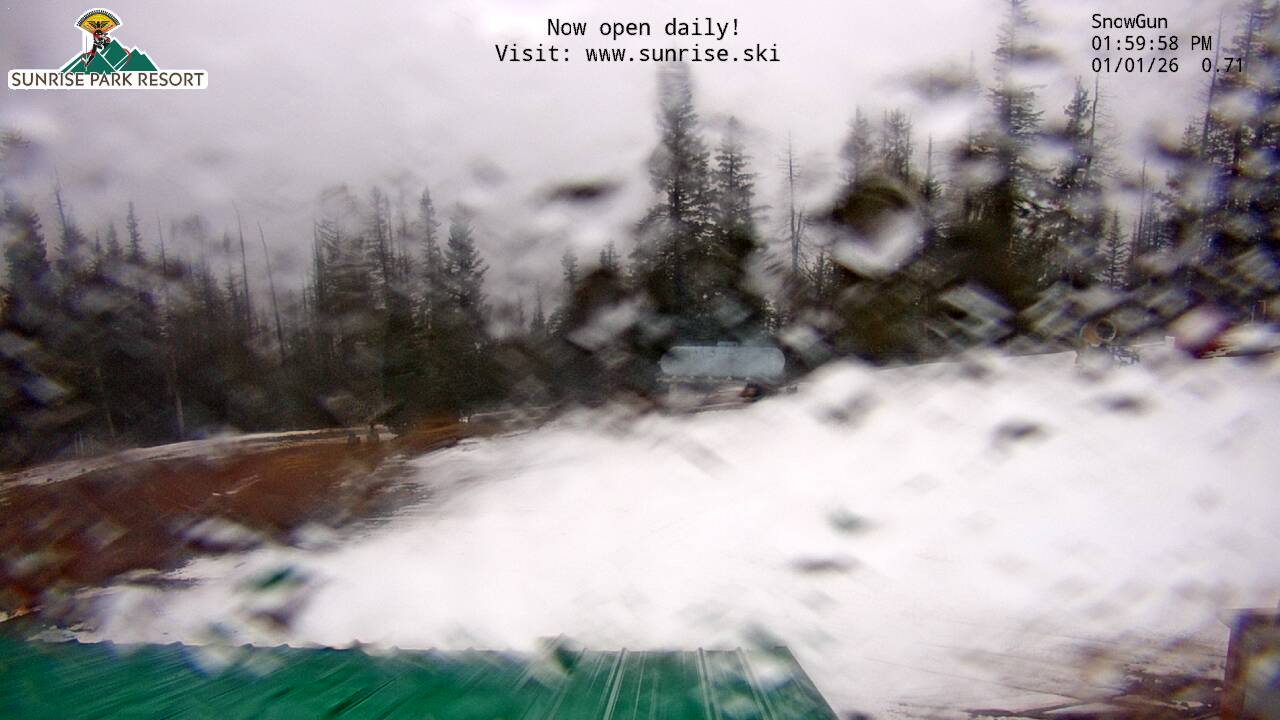 Thumbnail for current weather camera view from Sunrise Park Resort 10650 ft elev in Greer, Arizona