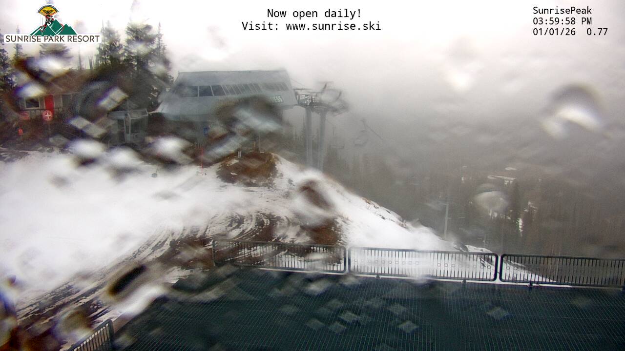 Thumbnail for current weather camera view from Sunrise Park Resort 10650 ft elev in Greer, Arizona