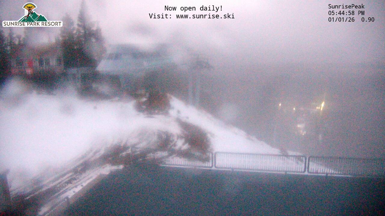 Thumbnail for current weather camera view from Sunrise Park Resort 10650 ft elev in Greer, Arizona