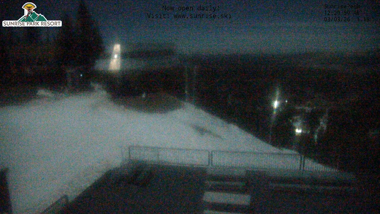 Thumbnail for current weather camera view from Sunrise Park Resort 10650 ft elev in Greer, Arizona