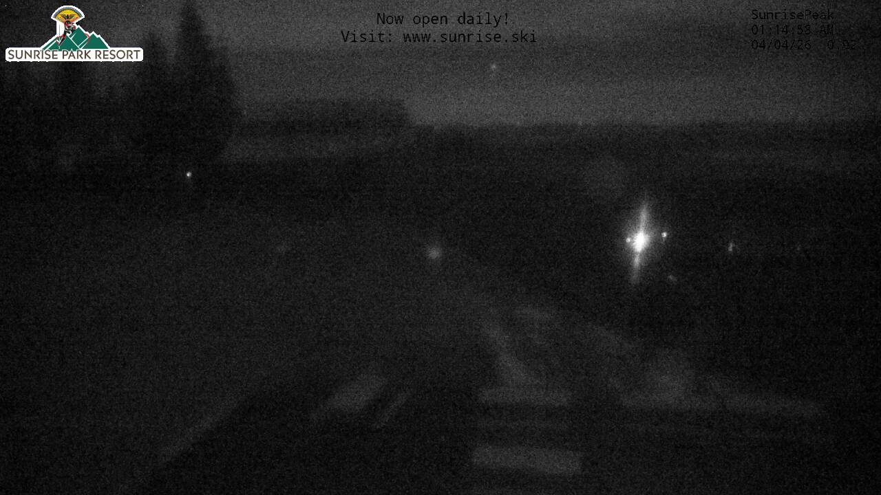 Thumbnail for current weather camera view from Sunrise Park Resort 10650 ft elev in Greer, Arizona