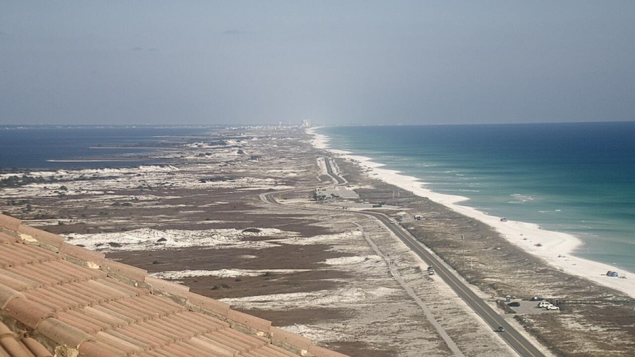 Thumbnail for current weather camera view from Portofino Island Resort and Spa in Gulf Breeze, Florida
