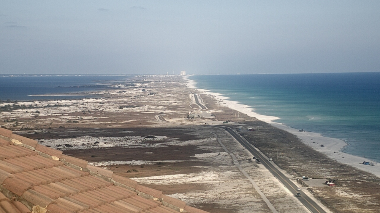 Thumbnail for current weather camera view from Portofino Island Resort and Spa in Gulf Breeze, Florida