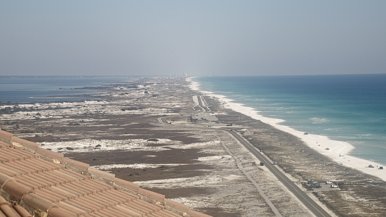 Thumbnail for current weather camera view from Portofino Island Resort and Spa in Gulf Breeze, Florida
