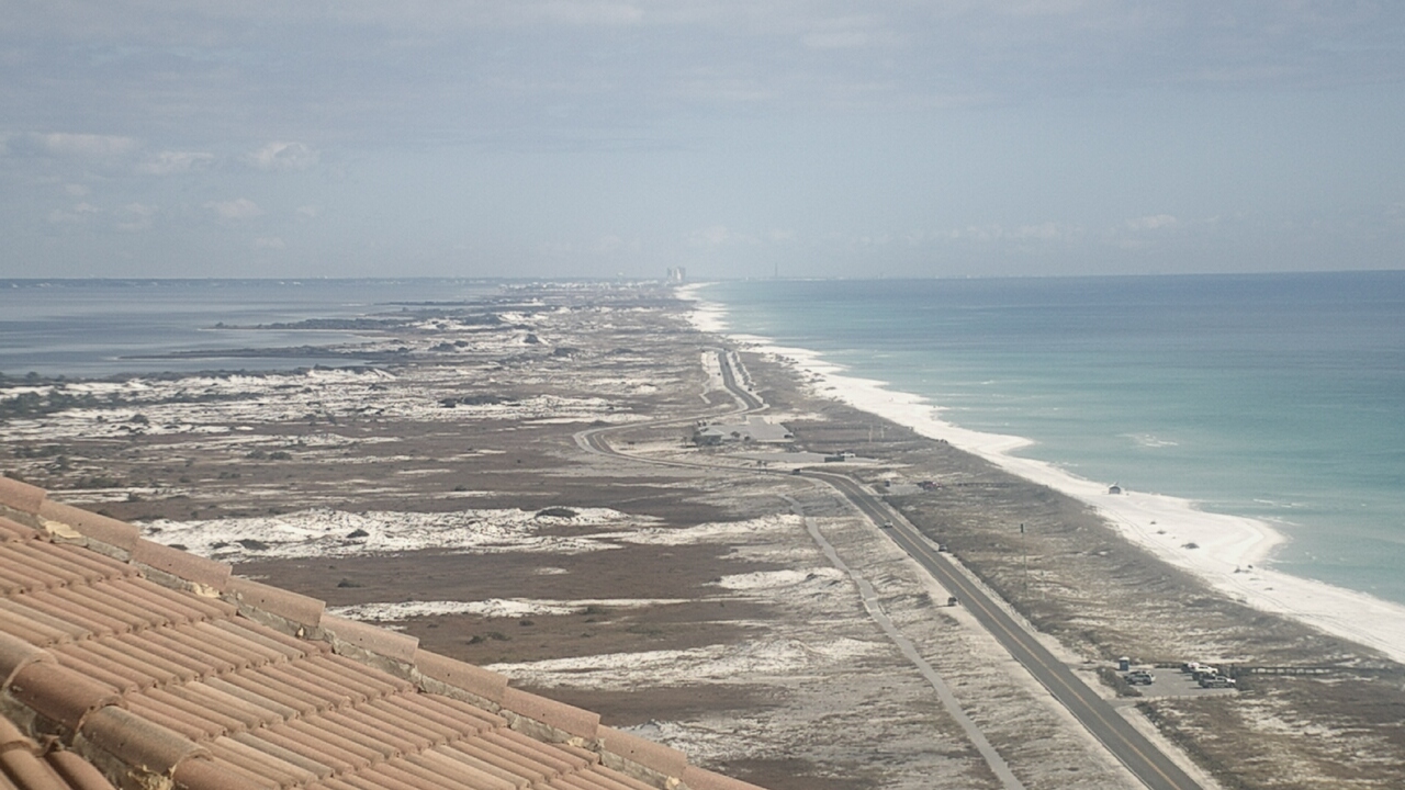 Thumbnail for current weather camera view from Portofino Island Resort and Spa in Gulf Breeze, Florida