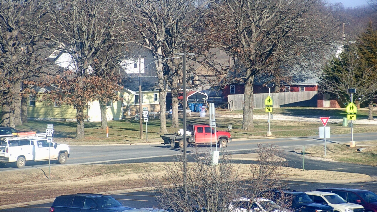 Thumbnail for current weather camera view from Pea Ridge HS in Pea Ridge, Arkansas