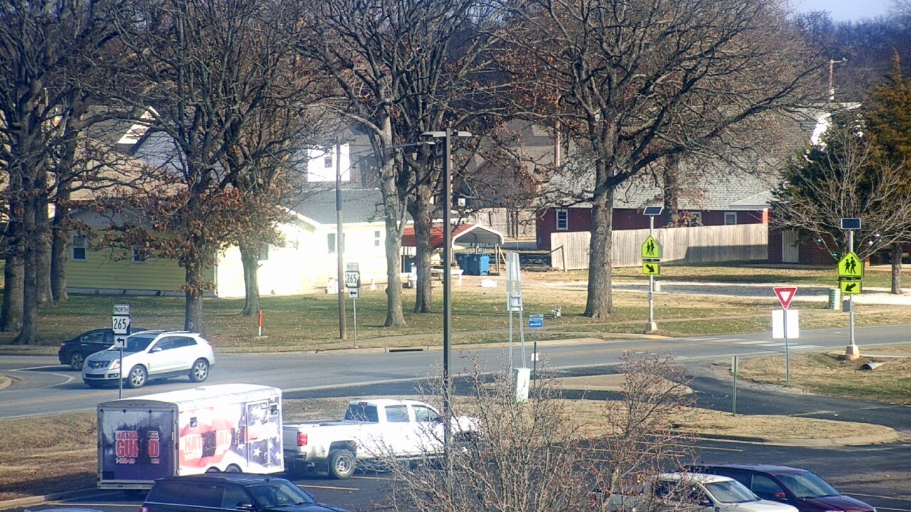 Thumbnail for current weather camera view from Pea Ridge HS in Pea Ridge, Arkansas