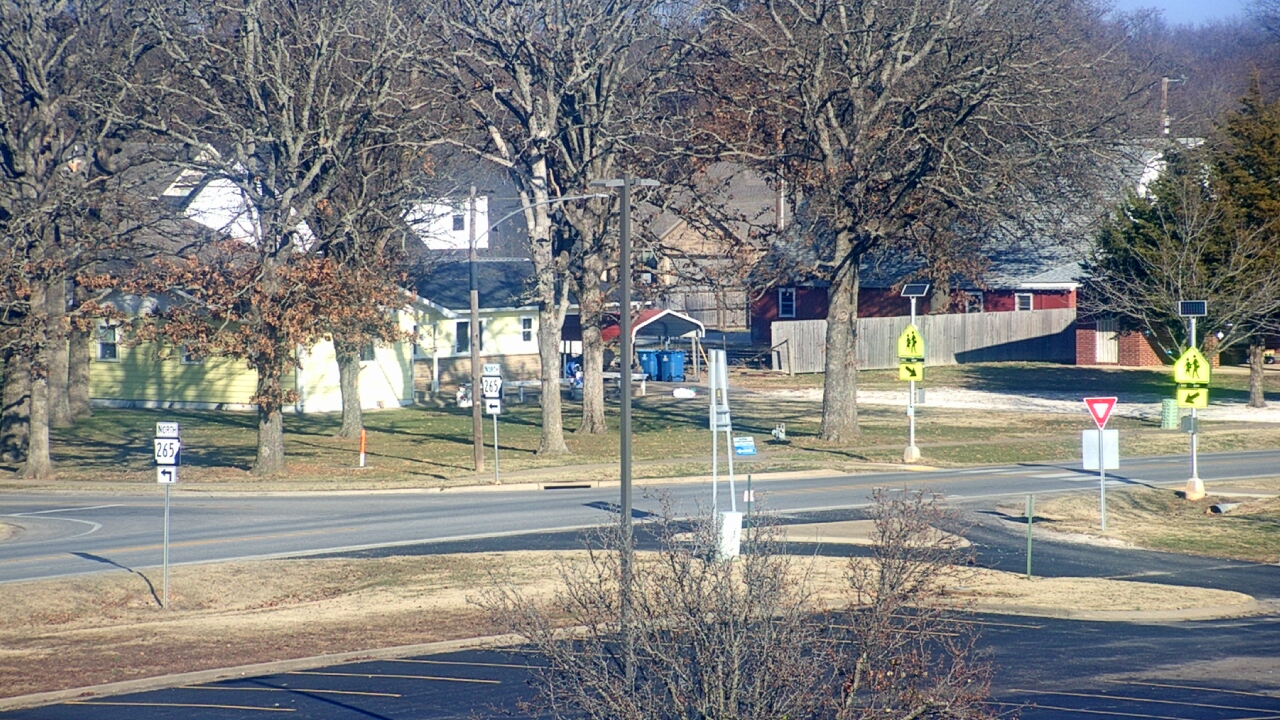 Thumbnail for current weather camera view from Pea Ridge HS in Pea Ridge, Arkansas