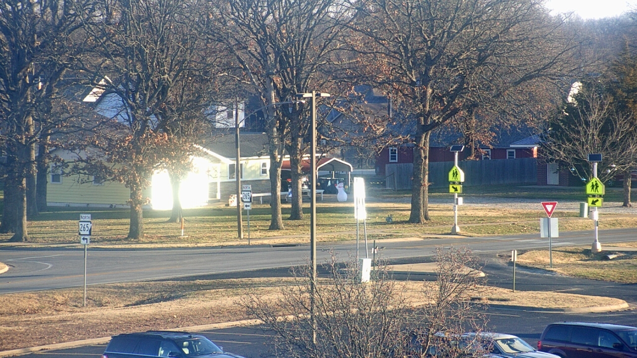 Thumbnail for current weather camera view from Pea Ridge HS in Pea Ridge, Arkansas